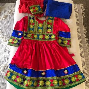Girls Afghan Dress